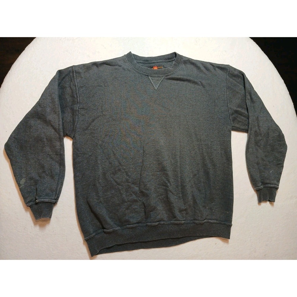 Vintage Member's Mark Russell Athletic Sweater Mens Xl Extra Large Gray Pullover